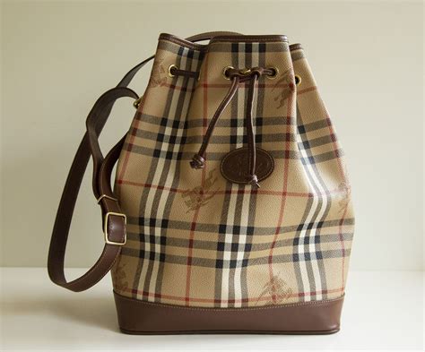 burberry bucket bag vintage|handbag original burberry bag.